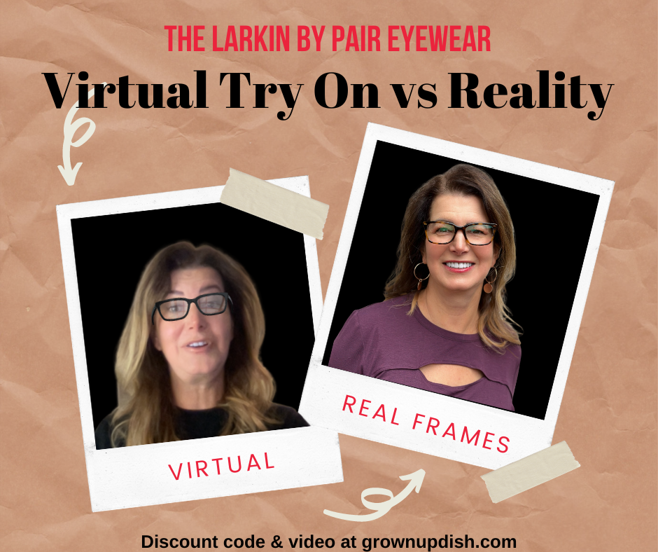 PAIR Eyewear's virtual try on tool helps you choose the perfect glasses. Then change your look in a snap with stylish frame toppers. Video & discount code. | www.amiofbs.com