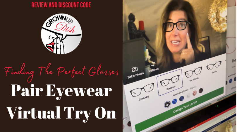 PAIR Eyewear's virtual try on tool helps you choose the perfect glasses. Then change your look in a snap with stylish frame toppers. Video & discount code. | www.amiofbs.com