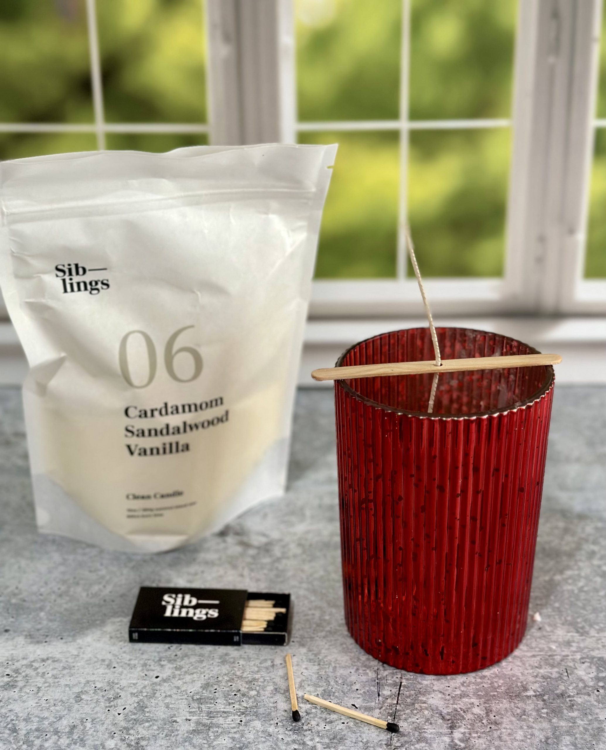 If you love scented candles (but don’t love the hefty price tag) check out Siblings candle refills. They're affordable, eco-friendly and smell GREAT! www.amiofbs.com