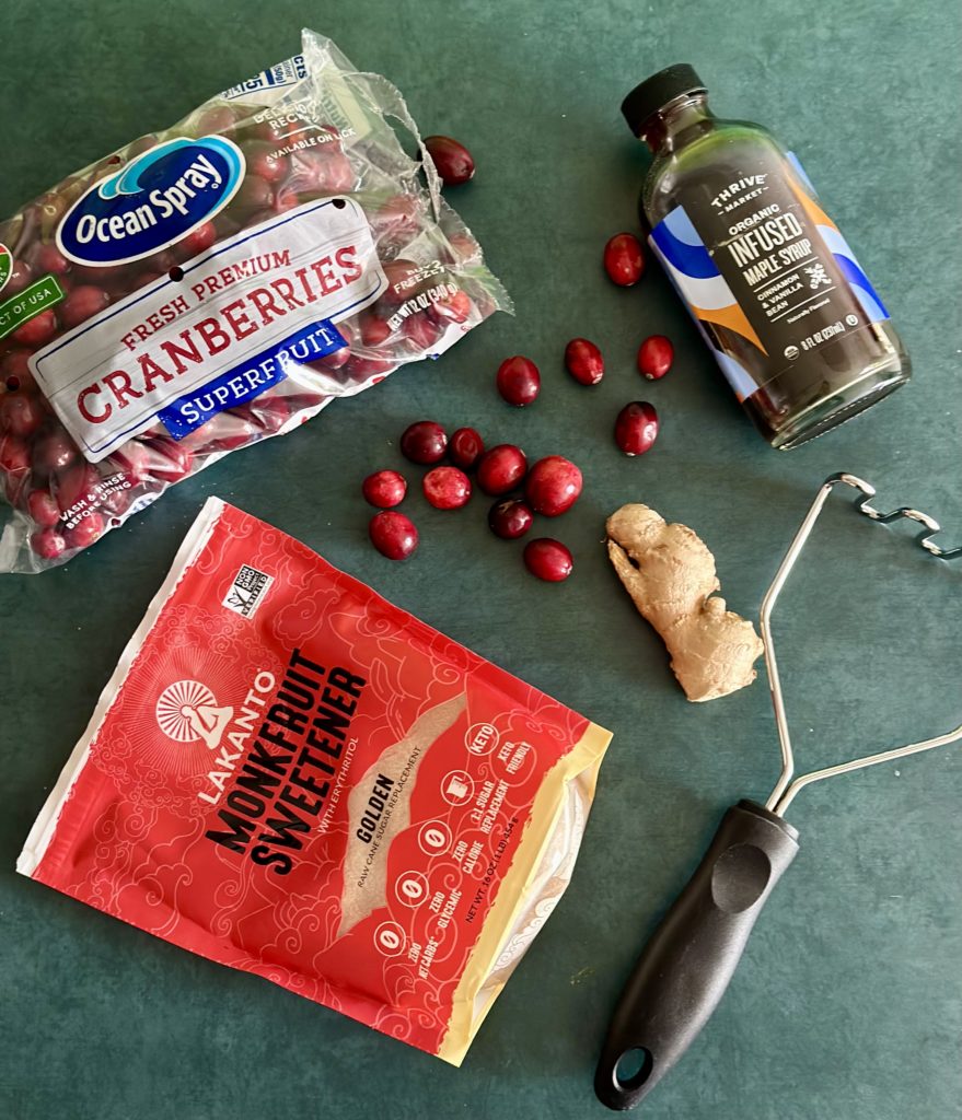 Make this easy homemade cranberry sauce in minutes. It tastes much better than the store-bought canned version. Healthier too! www.amiofbs.com