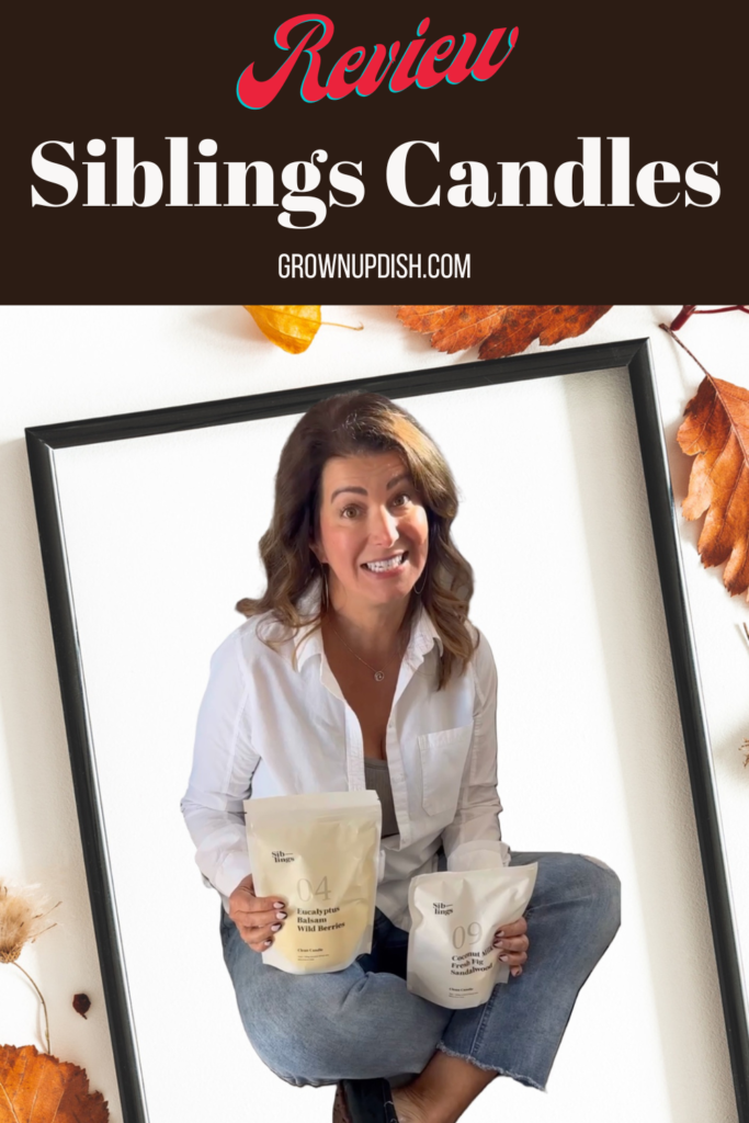 If you love scented candles (but don’t love the hefty price tag) check out Siblings candle refills. They're affordable, eco-friendly and smell GREAT! www.amiofbs.com