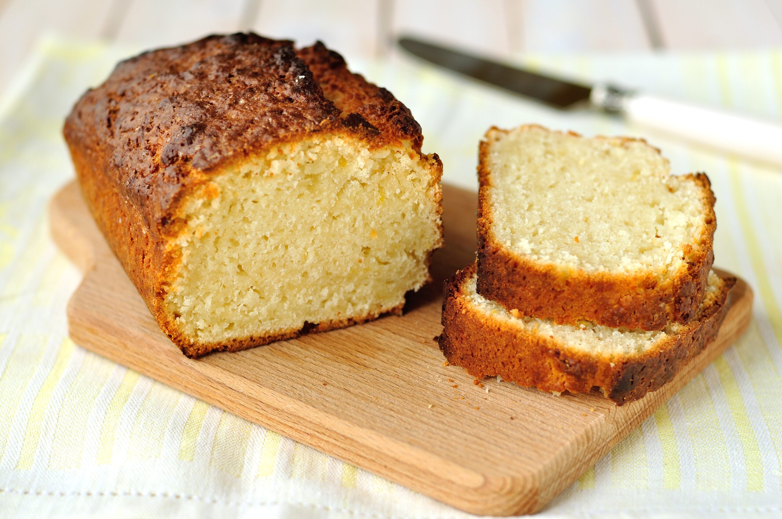 Delicious French yogurt cake is so easy kids can make it. Almost everything gets measured in the yogurt pot & there are endless variations. | www.amiofbs.com