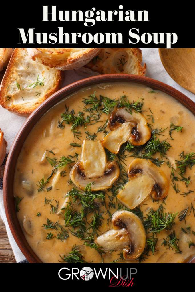 Hungarian Mushroom Soup packs just the right amount of spice from the Hungarian paprika. Everything cooks in one pot for easy cleanup. | www.amiofbs.com